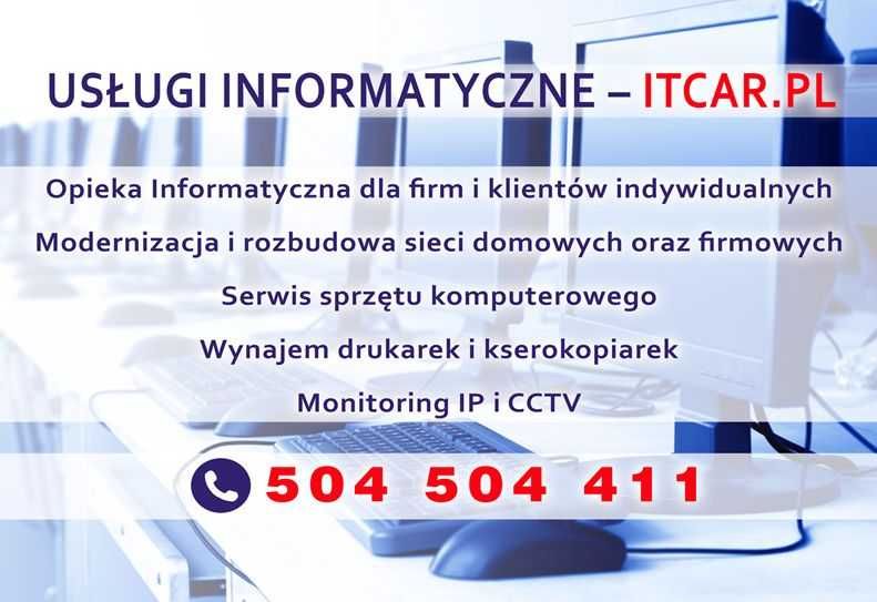Informatyk | Serwis | Usługi informatyczne z dojazdem do biura i domu.