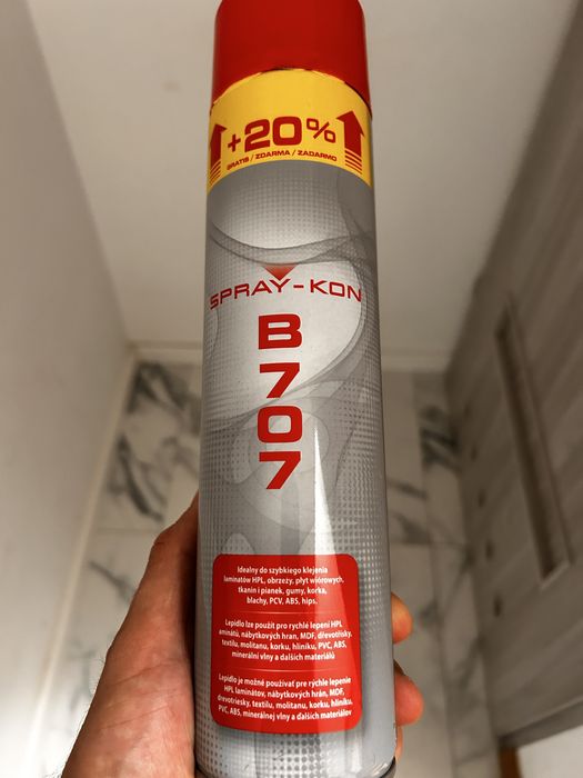 Spray-Kon B707 klej kontaktowy w sprayu 600ml