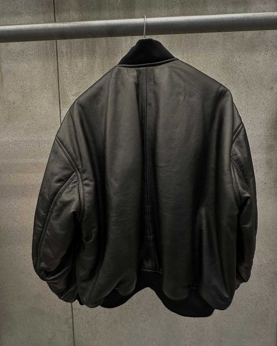 Balenciaga bomber jacket Lamborghini ламборгини шкіряна куртка бомбер