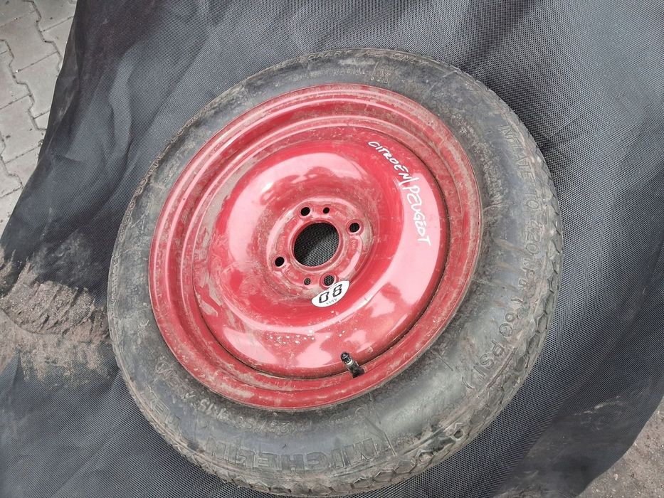 Koło dojazdowe zapasowe Citroen Picasso Peugeot 15&quot; 125/80 R15
