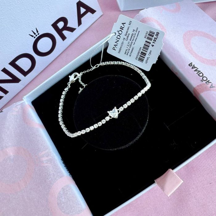 Браслет пандора оригінал браслет pandora «Блискуче паве»