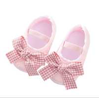 Туфлі з бантом для новонароджених детская обувь взуття пінетки