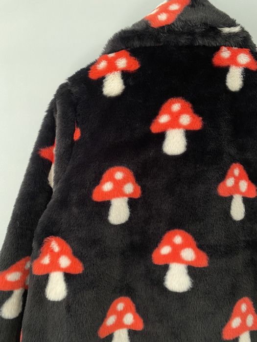 Futerko płaszcz szlafrokowy we wzory miś grzybki muchomory