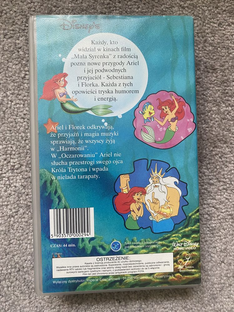 Kaseta VHS Mała Syrenka