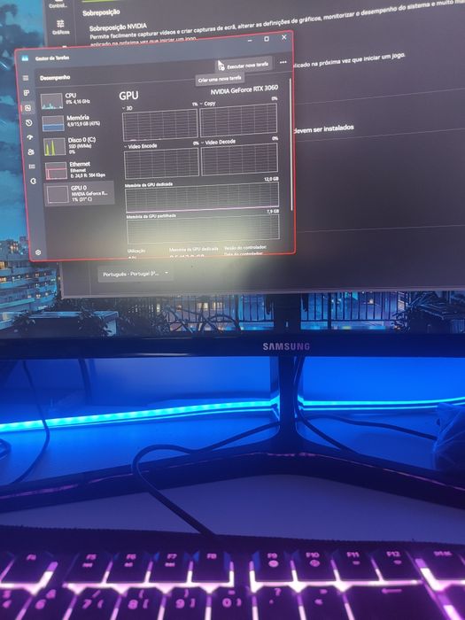 Vendo ou Troco PC Gaming com monitor, teclado e rato