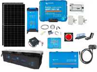 Zestaw Solarny, OFF-GRID, Magazyn Energii, Kamper 2x 380W / 3kWh