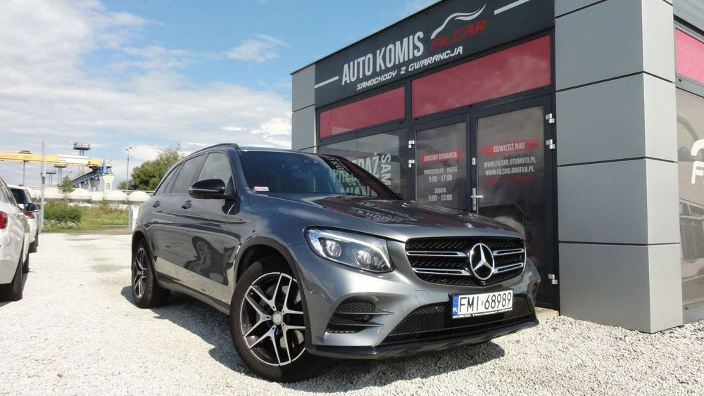 Mercedes-Benz GLC AMG Pakiet Bezwypadkowy SALON POLSKA 1-Właściciel Udok. przebieg RATY