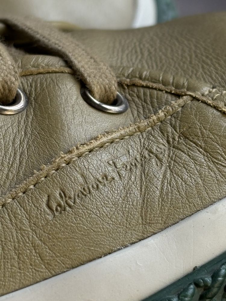 Стильні Шкіряні Кеди Salvatore Ferragamo Оригінал