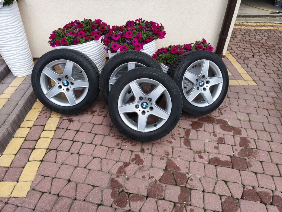 Felgi aluminiowe 16" BMW 5x120mm + opony zimowe 2023 bieżnik 7-8mm