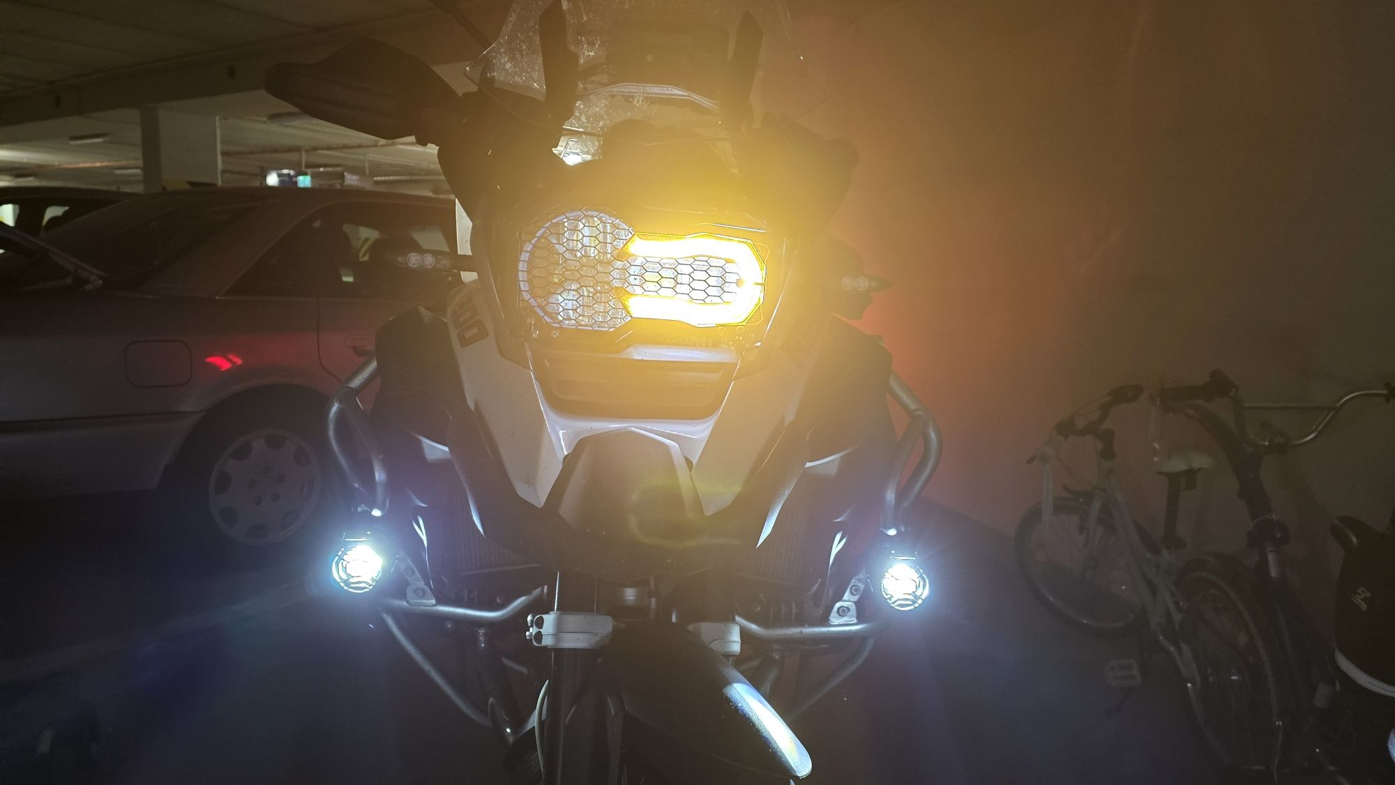 Oslona lampy i halogenow BMW R1200 GS Adventure