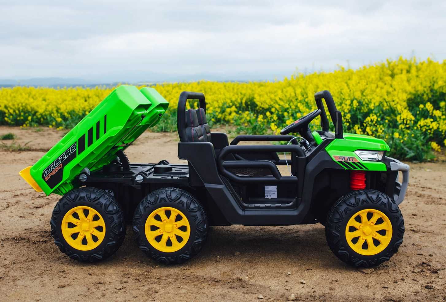 CIĄGNIK Elektryczny John Deere TRAKTOR 24V 6x6 Auto Akumulator DZIECI