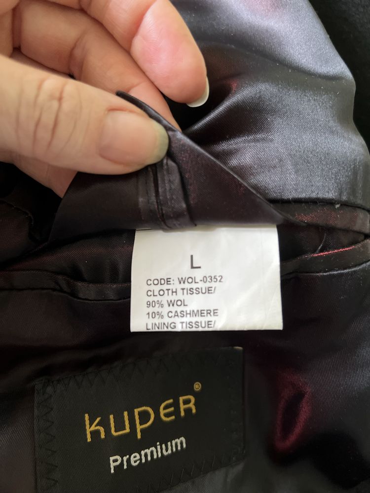 Чоловіче пальто Kuper premium, розмір L