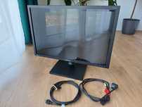 Monitor Samsung 24 cale czarny, jak nowy, filtr polaryzujący i kable g