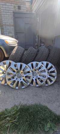 Шины Michelin alpin 6(205/55/16) с дисками Volkswagen Jetta 6