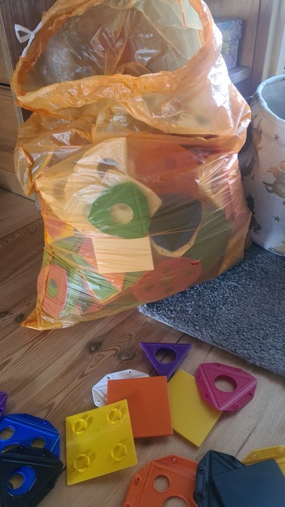 Mega Duży zestaw klocków 3D Triqo- godziny zabawywy