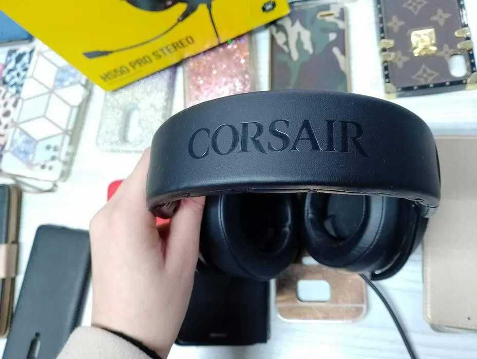 Powystawowe Słuchawki gamingowe nauszne Corsair HS50 Pro Stereo