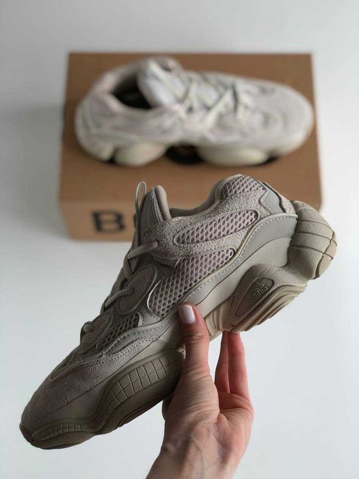 Мужские кроссовки Adidas Yeezy 500 Blush. Размеры 40-45