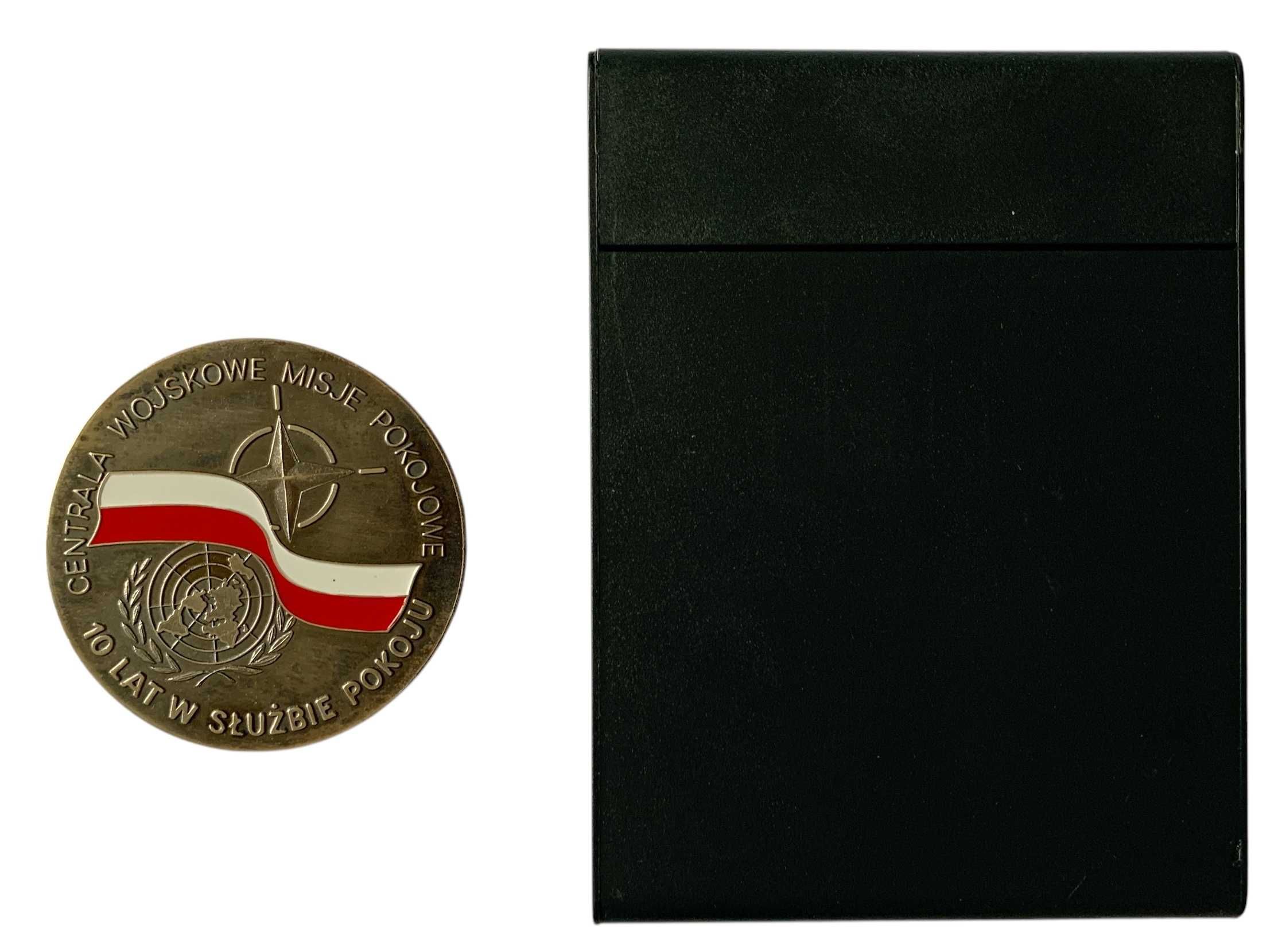 III RP: Medal Wojskowe Misje Pokojowe 10 Lat w Służbie Pokoju PZU
