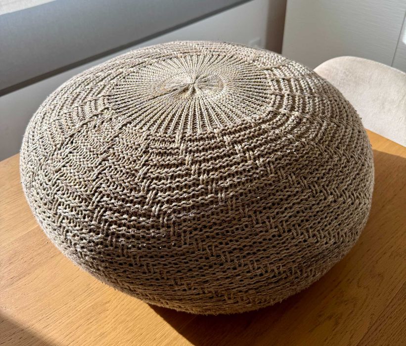 Pufe Ikea Sandared, Bege