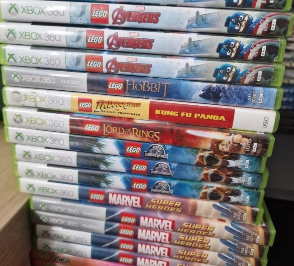 Xbox 360 Gry Kinect Sports Just Dance Forza Minecraft Rush Lego Marvel