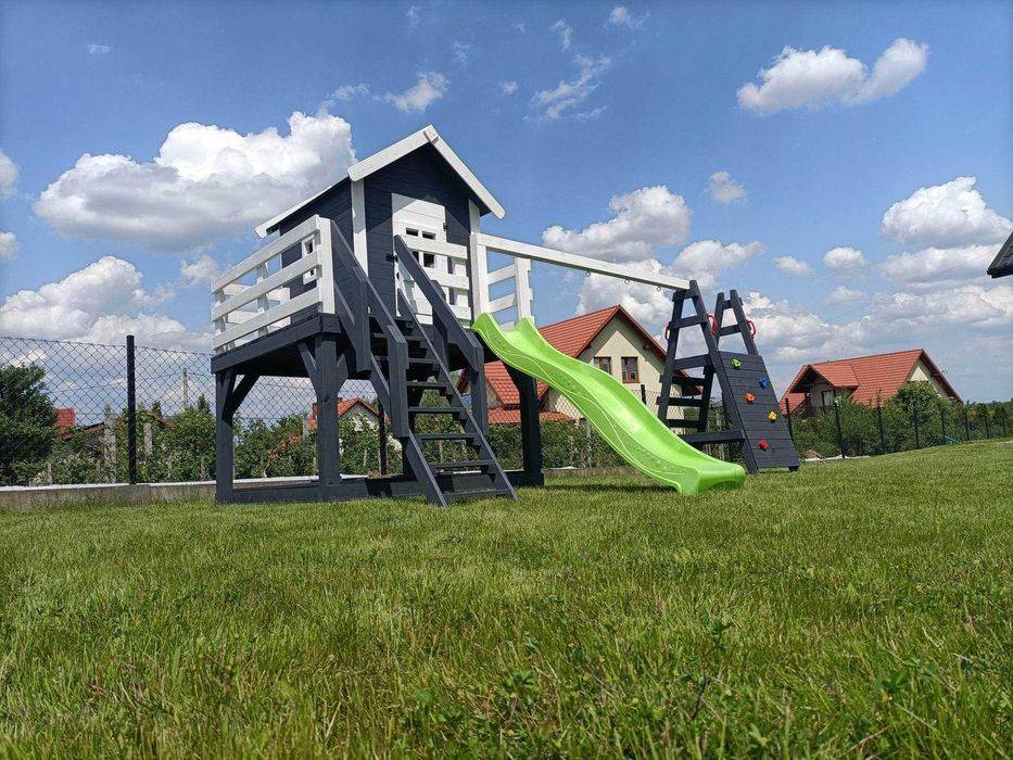 Domek dla dzieci plac zabaw domek z drewna