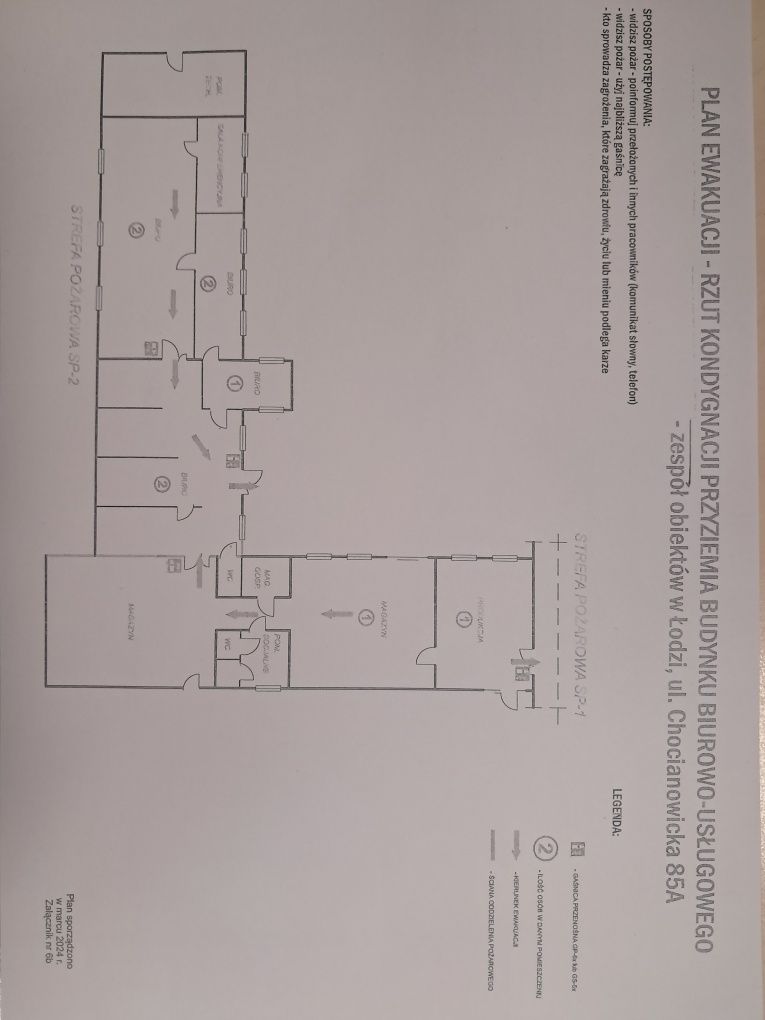 Wynajmę 2 hale po 740 m2 + 490 m2 powierzchni biurowej  22 zł/m2.