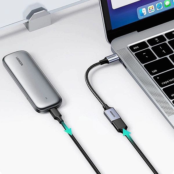 Ugreen kabel adapter przejściówka Otg Usb-c (męski) - Usb-a (żeński) 5