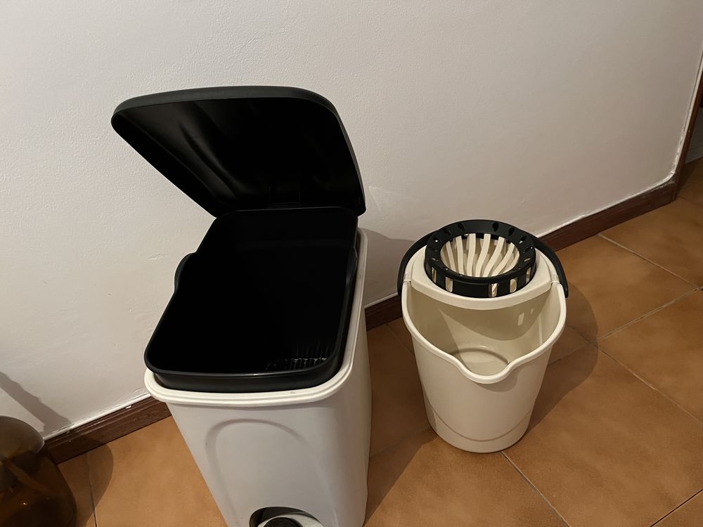 Caixote lixo cozinha + balde