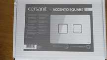 Przycisk pneumatyczny ACCENTO SQUARE Cersanit chrom