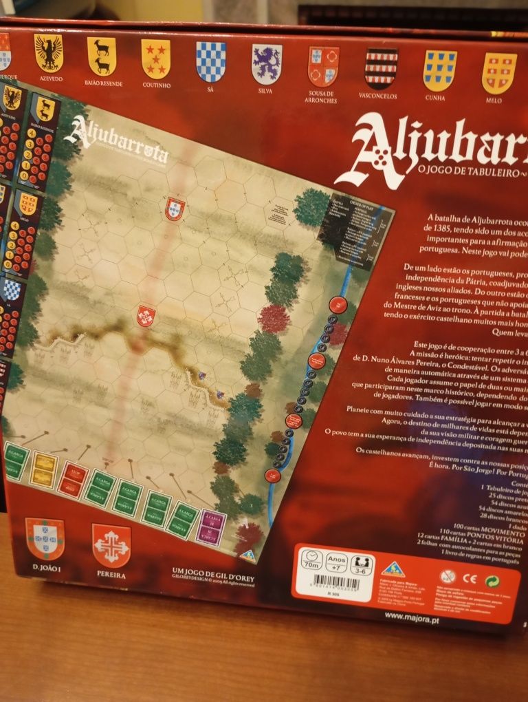 Jogo de tabuleiro Aljubarrota