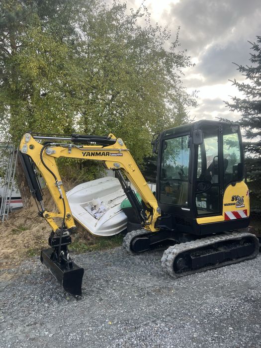 Minikoparka koparka Yanmar sv26, sv22 super stan Long 3 lyzki jcb
