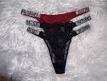 Bielizna figi braziliany stringi majtki Victoria’s Secret XS S M