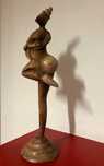 Estatueta madeira maternidade