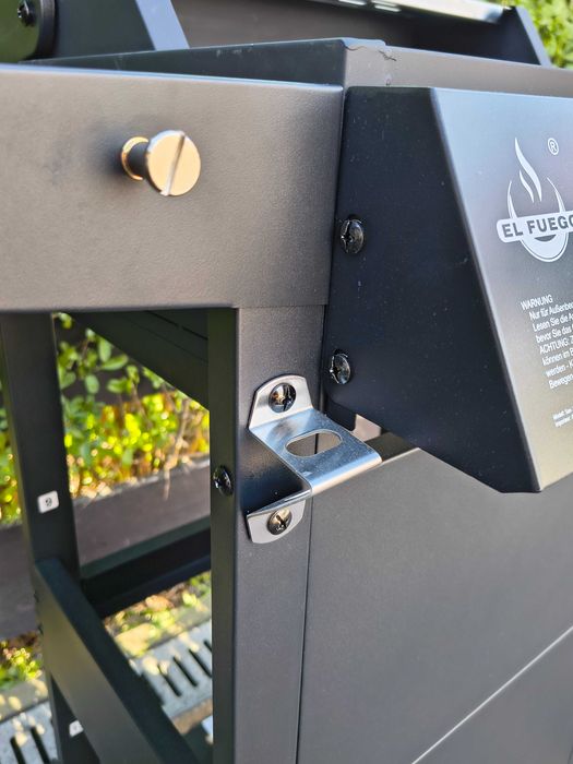 GRILL GAZOWY EL FUEGO SAN JOSE 2 palniki ruszt żeliwny reduktor