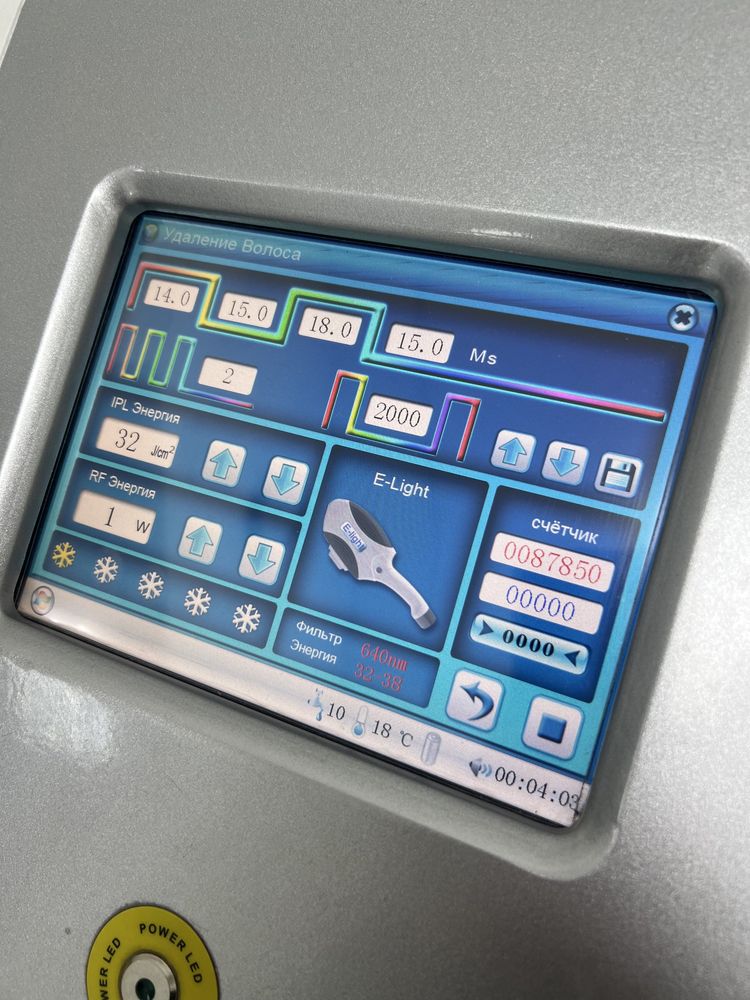 Аппарат лазерной эпиляции ELOS (IPL+RF) KES Med 130c