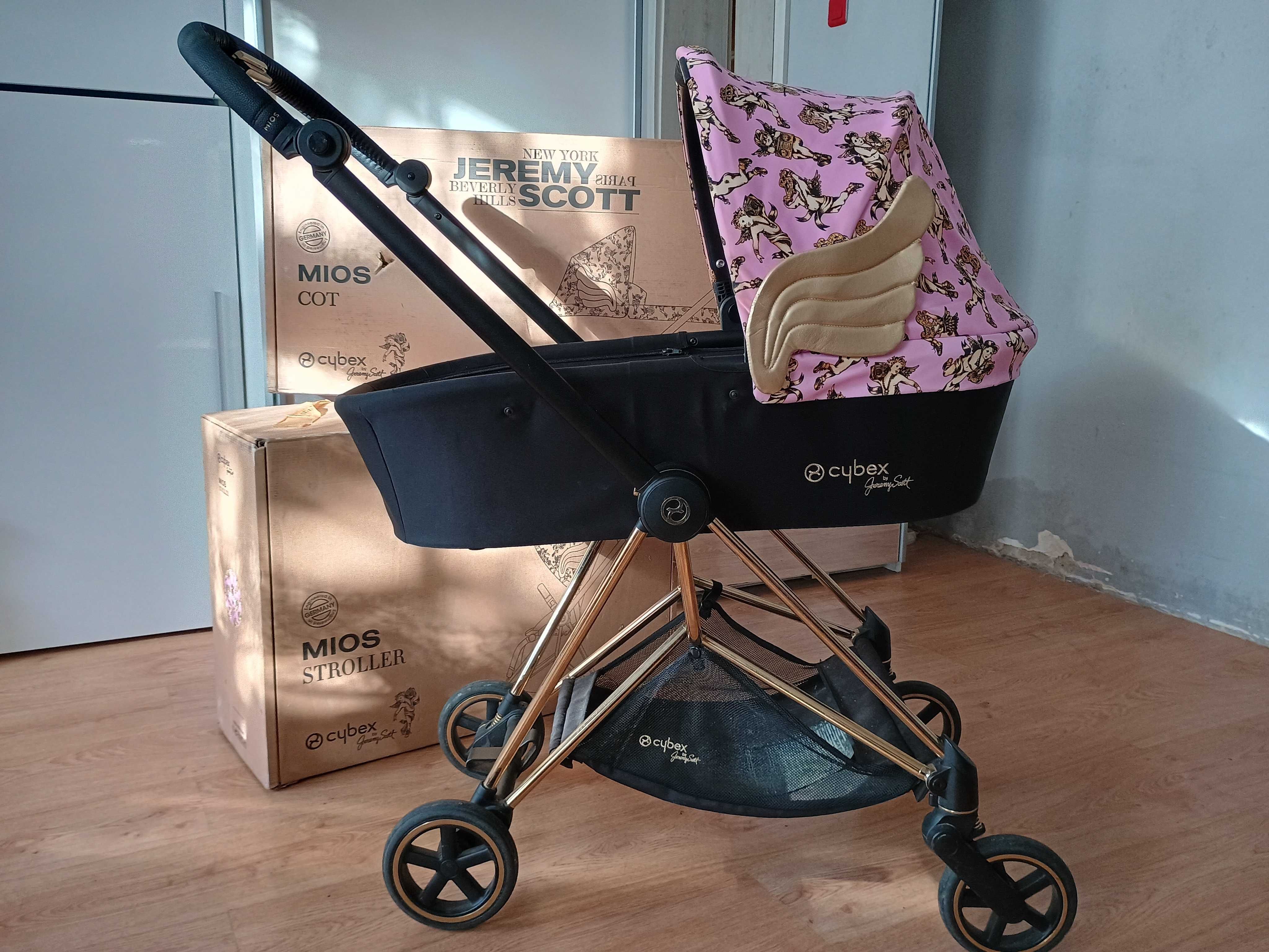 Cybex wózek mios 2.0 cherubs pink