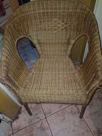 Fotel/krzesło rattanowe