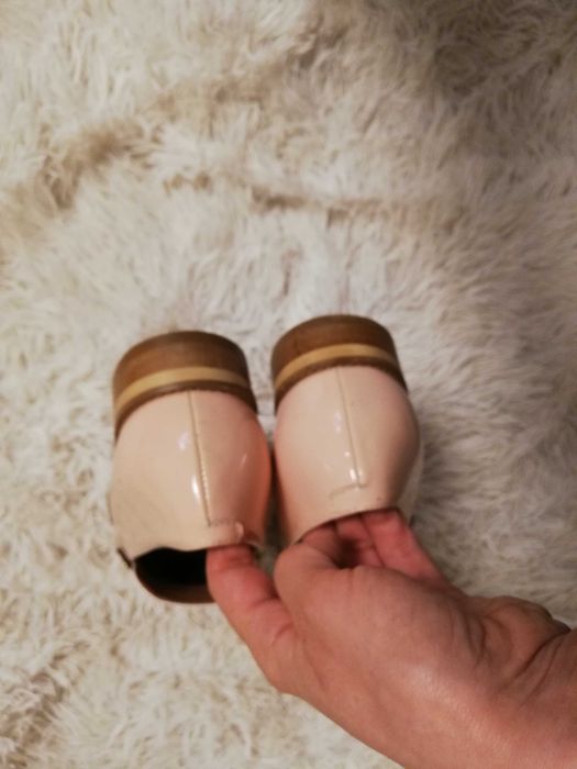 mokasyny Badura 39 skórzane mokasyny Badura 39 białe kremowe