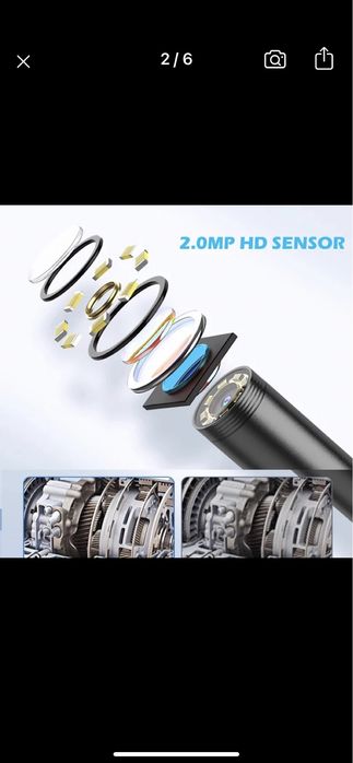 Ендоскоп технічний для iPhone, iPad