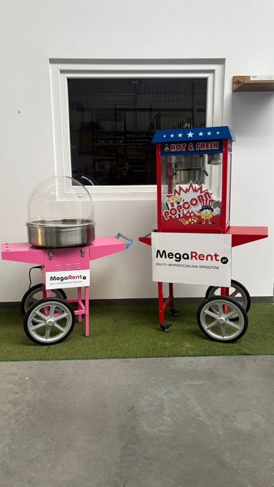 Duża Maszyna do Waty Cukrornu  i Popcorn.u