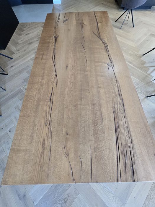 Stół dębowy lite drewno