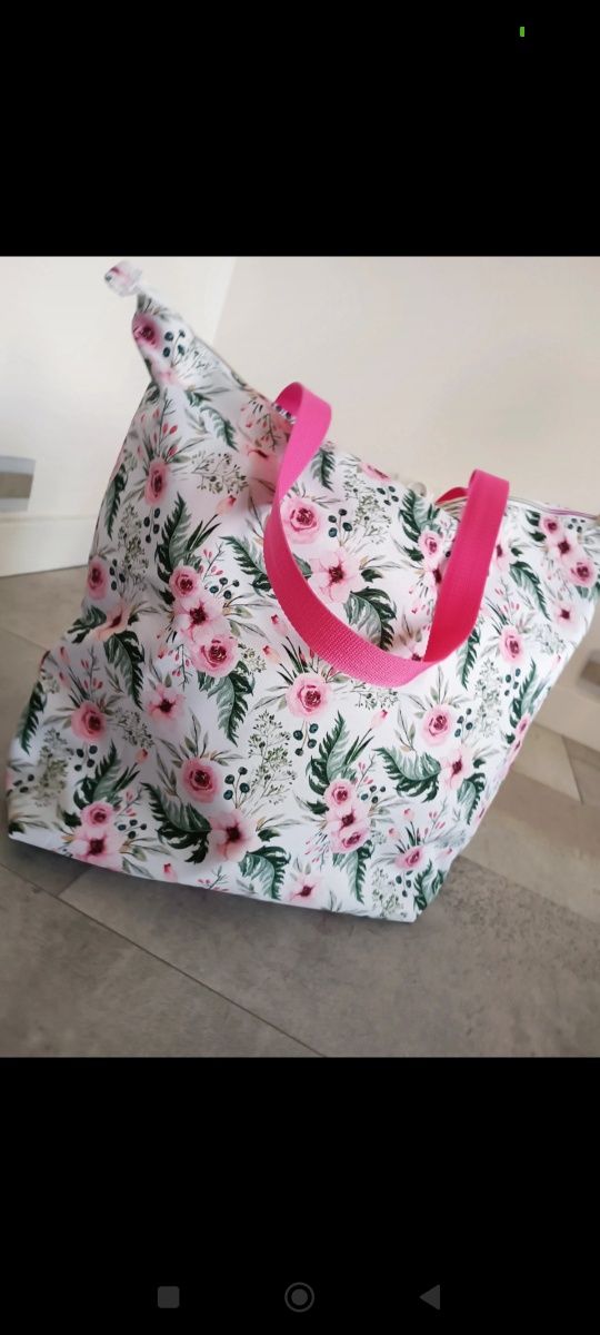 Torba kwiaty wózek shopper