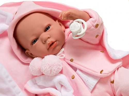 Лялька пупс дівчинка в рожевому одязі 60703 Arias, 40 см