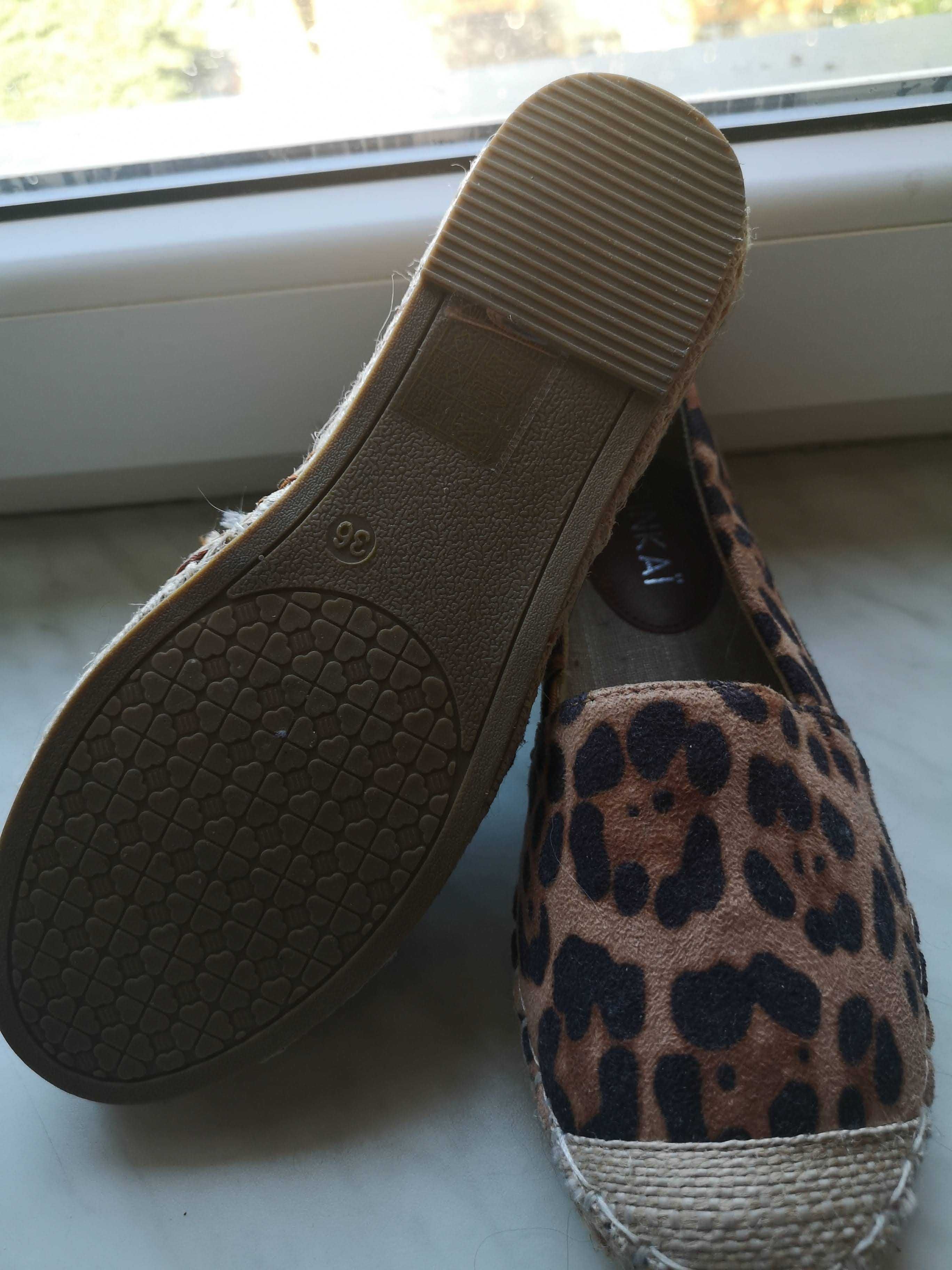 Buty typu espadryle roz. 36 (nowe)