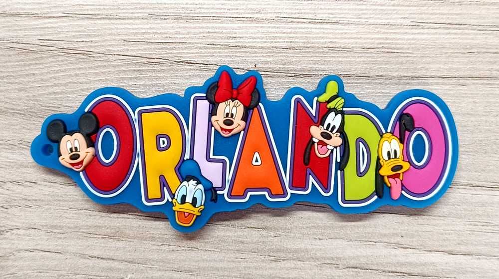DISNEY ORLANDO Myszka MIKI Kaczor DONALD PLUTO Magnes na lodówkę C268