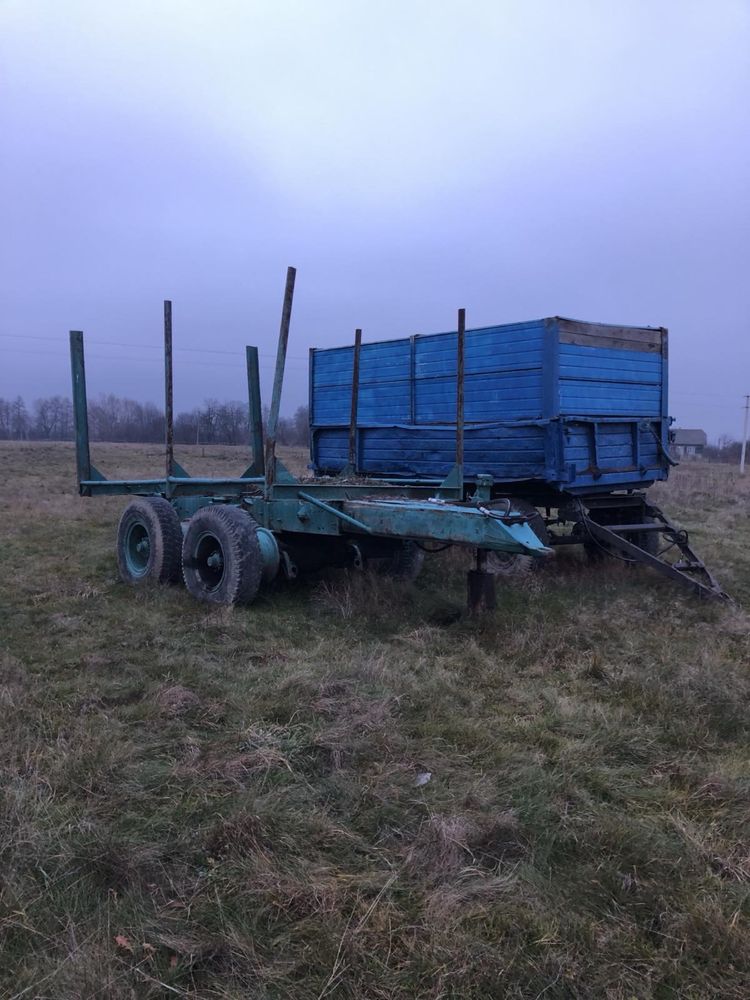 Причеп лісовозний