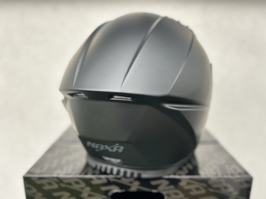 Kask motocyklowy NAXA F35 rozmiar XXL 63-64cm, czarny matt, Blenda!