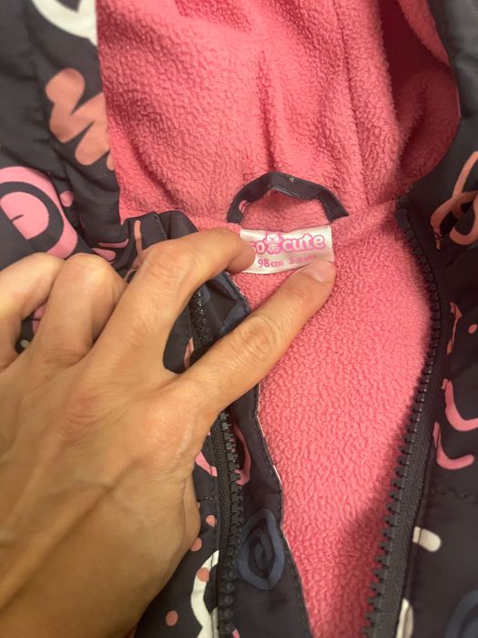 Zestaw zimowy, kurtka +spodnie , komplet r 98