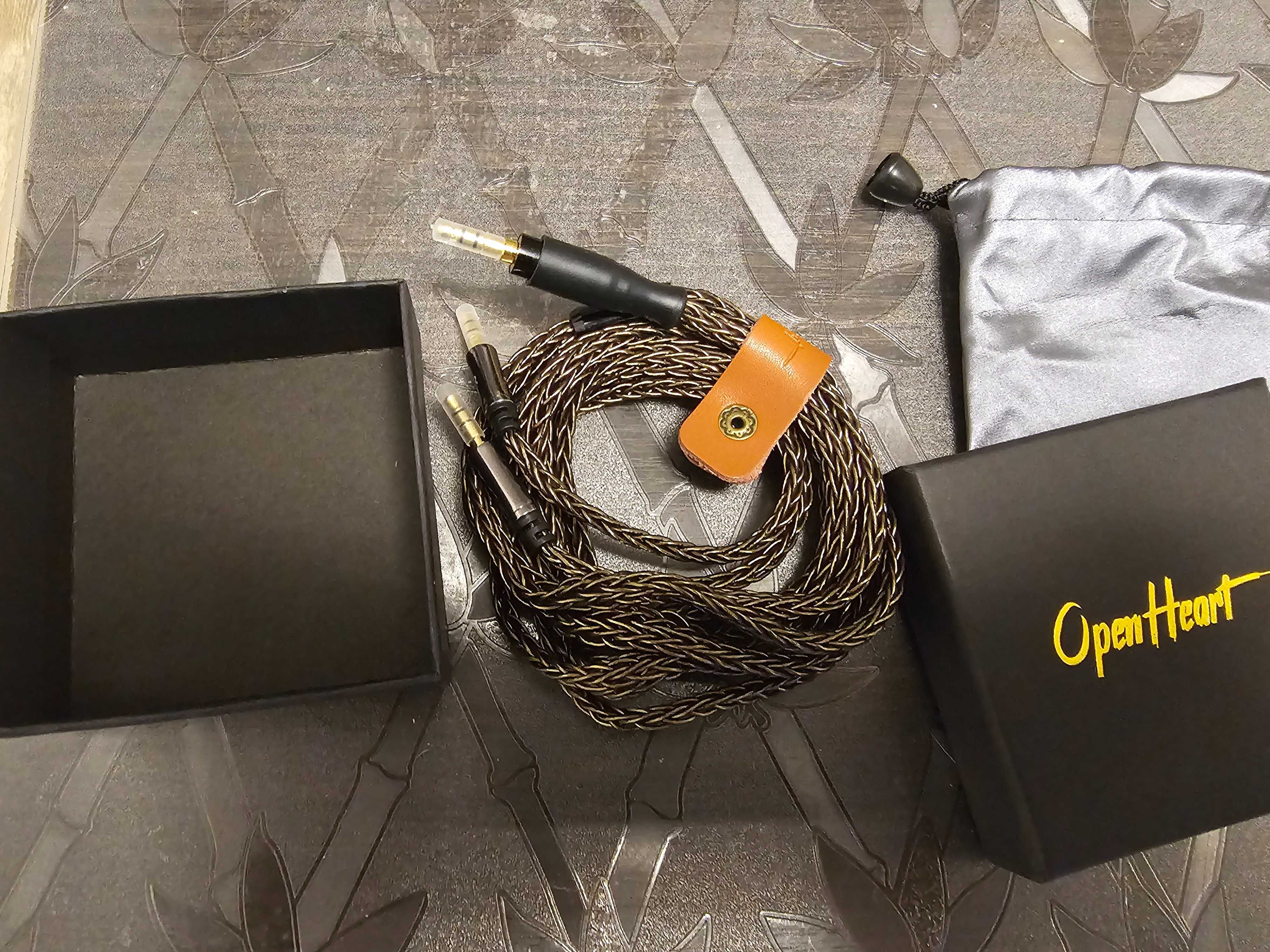 Посеребреный кабель HIFIMAN DENON и т д 1.4 м, 3.5 to 2x3.5 mm