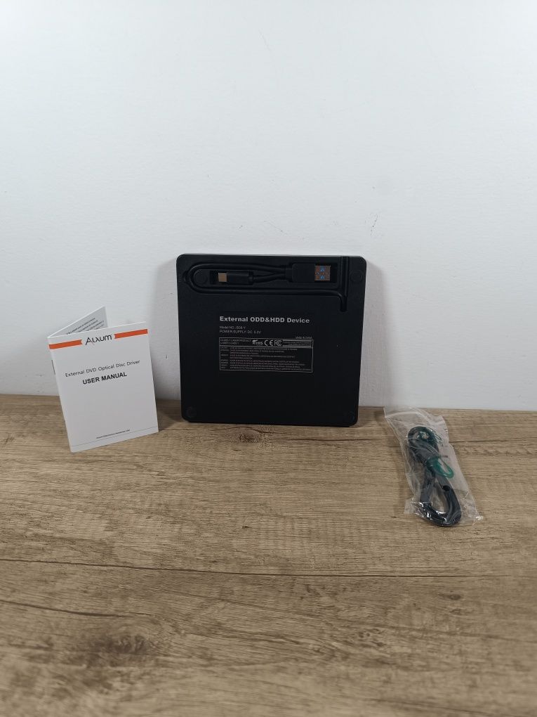 Zewnętrzny napęd CD DVD Gniazdo SD TF 4X USB Alxum do laptopa